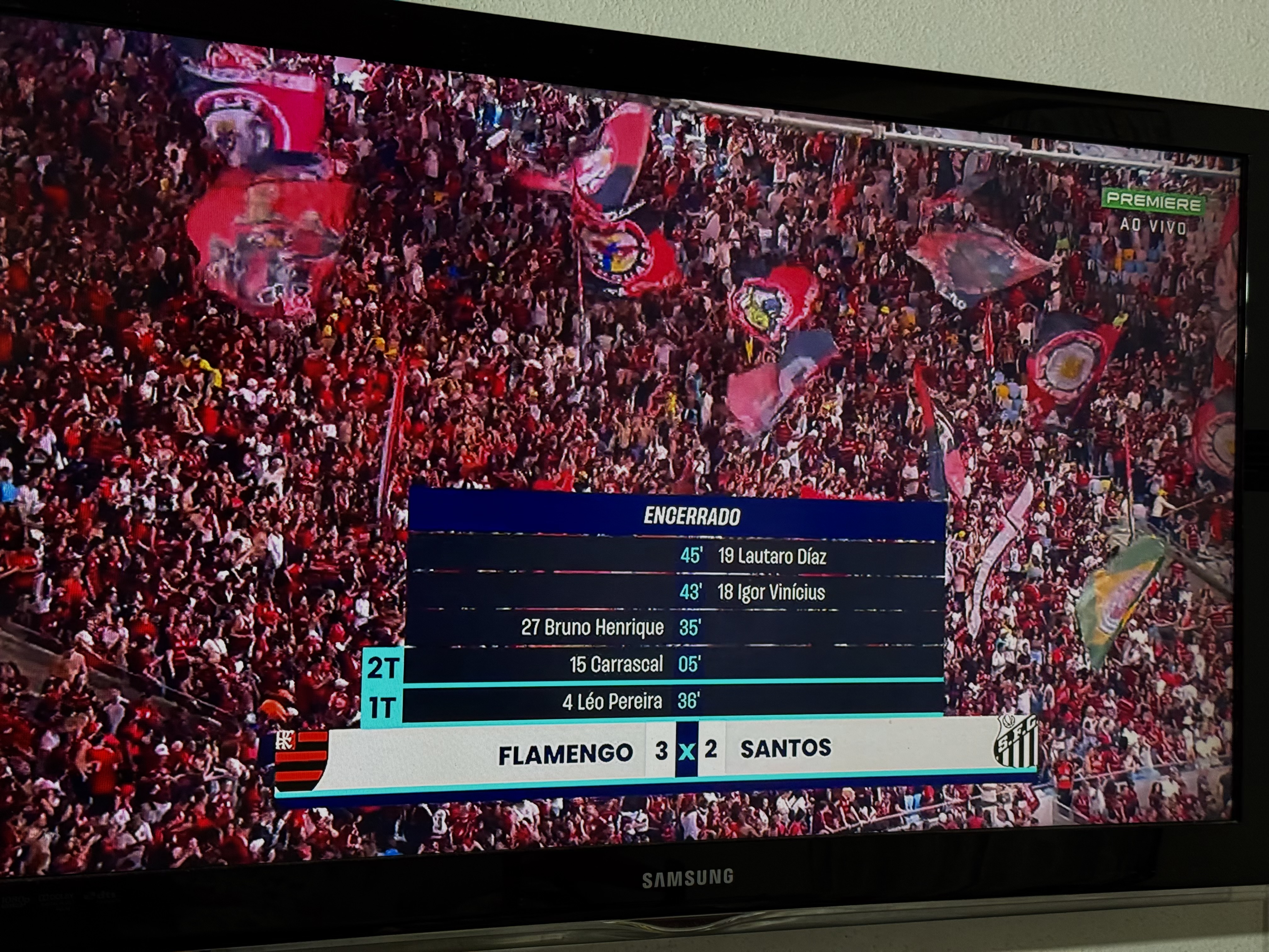 E esse sufoco no final, hein? 